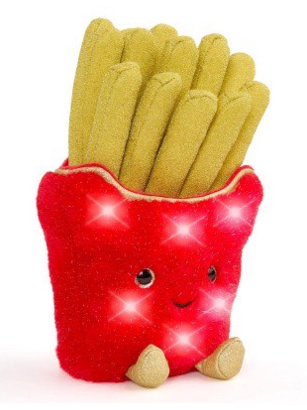 FAO Schwarz 11" Glow Brights Plush LED with Sound French Fries